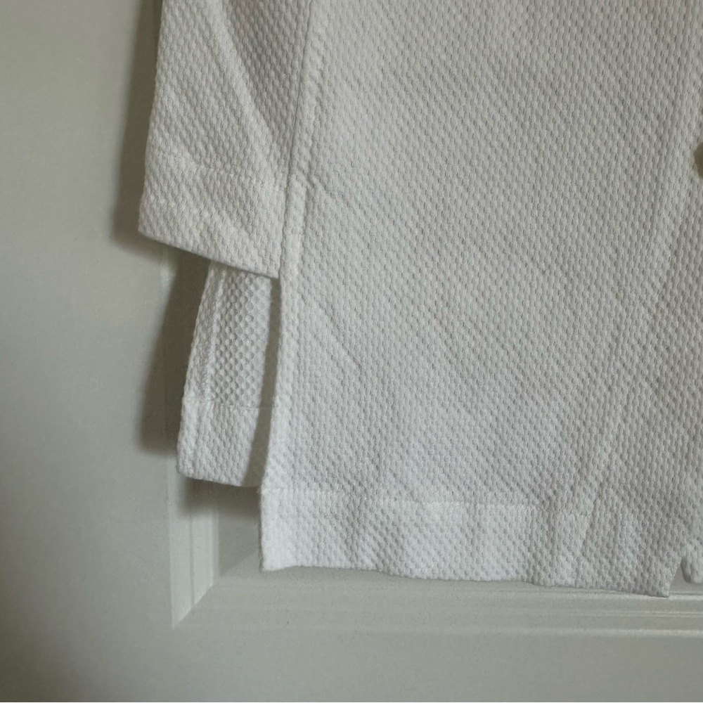 Worth White Sleeveless Button-Down Shirt Vest, 4 - Picture 6 of 16